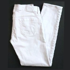 Mid-rise Kut from the Kloth skinny white ankle cropped jeans